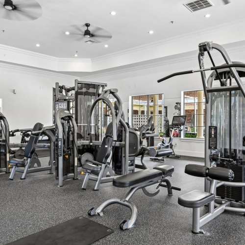Well-equipped premium fitness center
